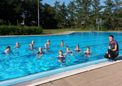 Landfrauen Wittingen beim Aquajogging